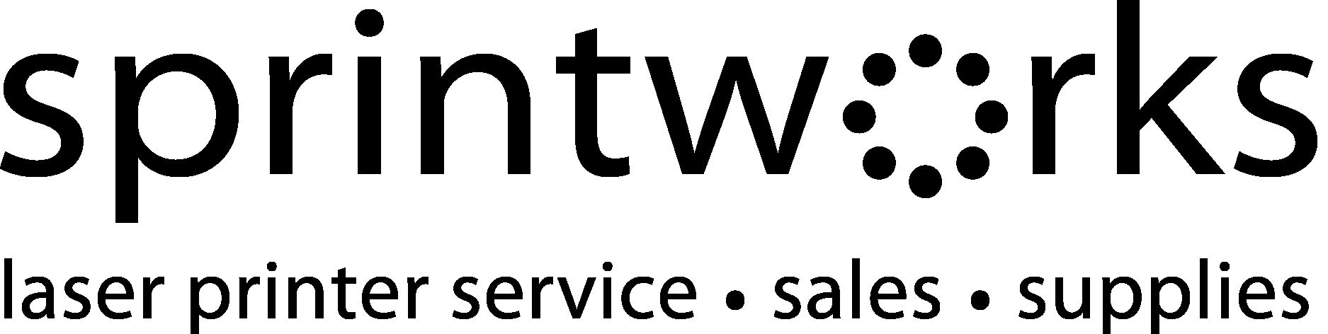 Sprintworks Black Logo Vector Logo